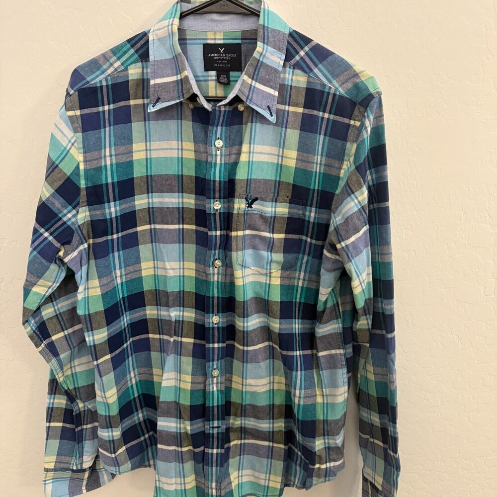 American Eagle Button Up Shirt Men's Medium